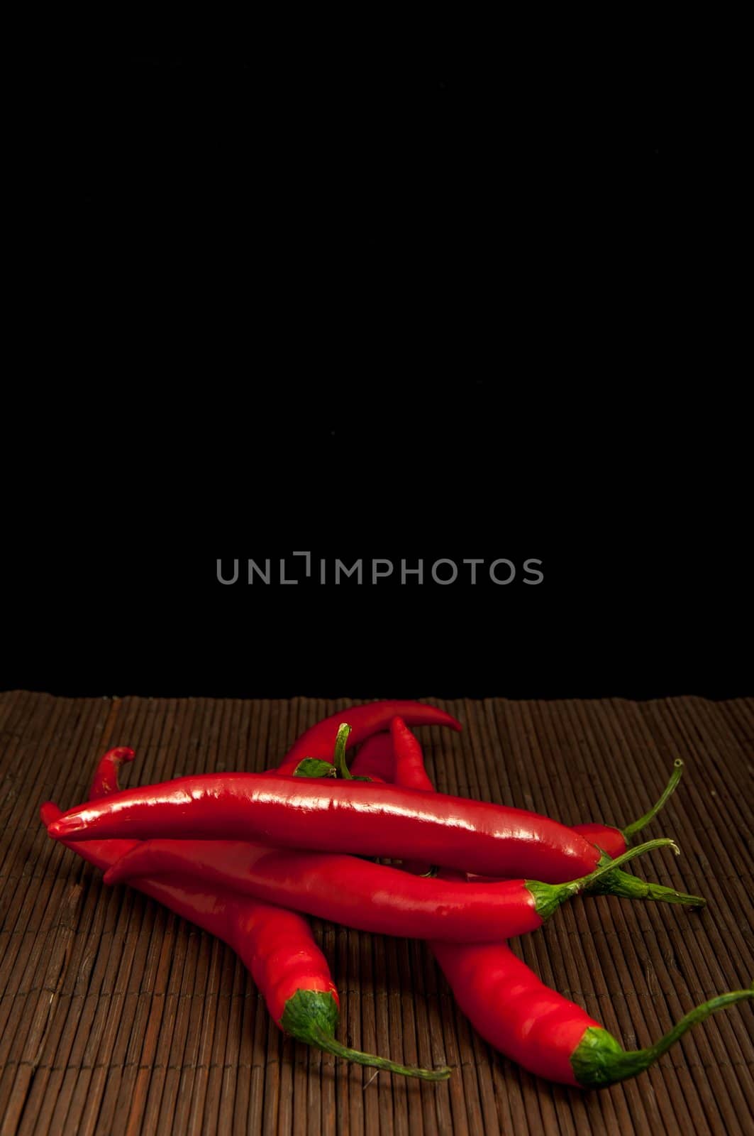 An image of red chilli pepper isolated