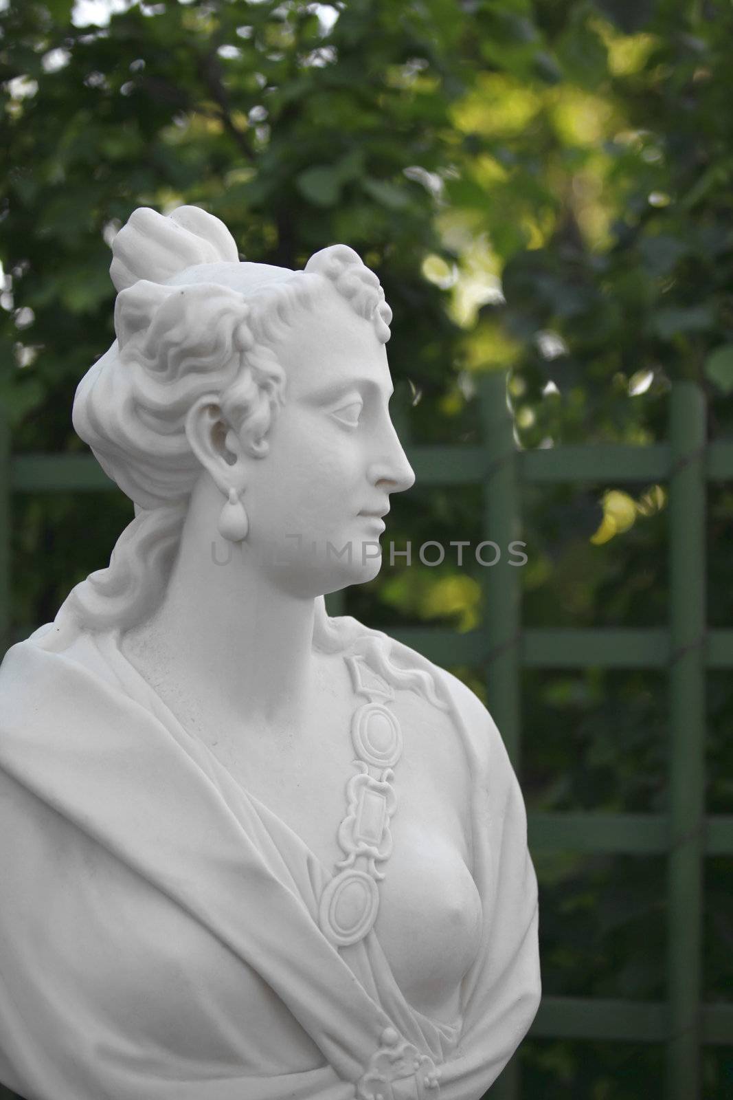 Marie Fournier wife of the Emperor Titus. Situated in Summer Garden in St. Petersburg, Russia