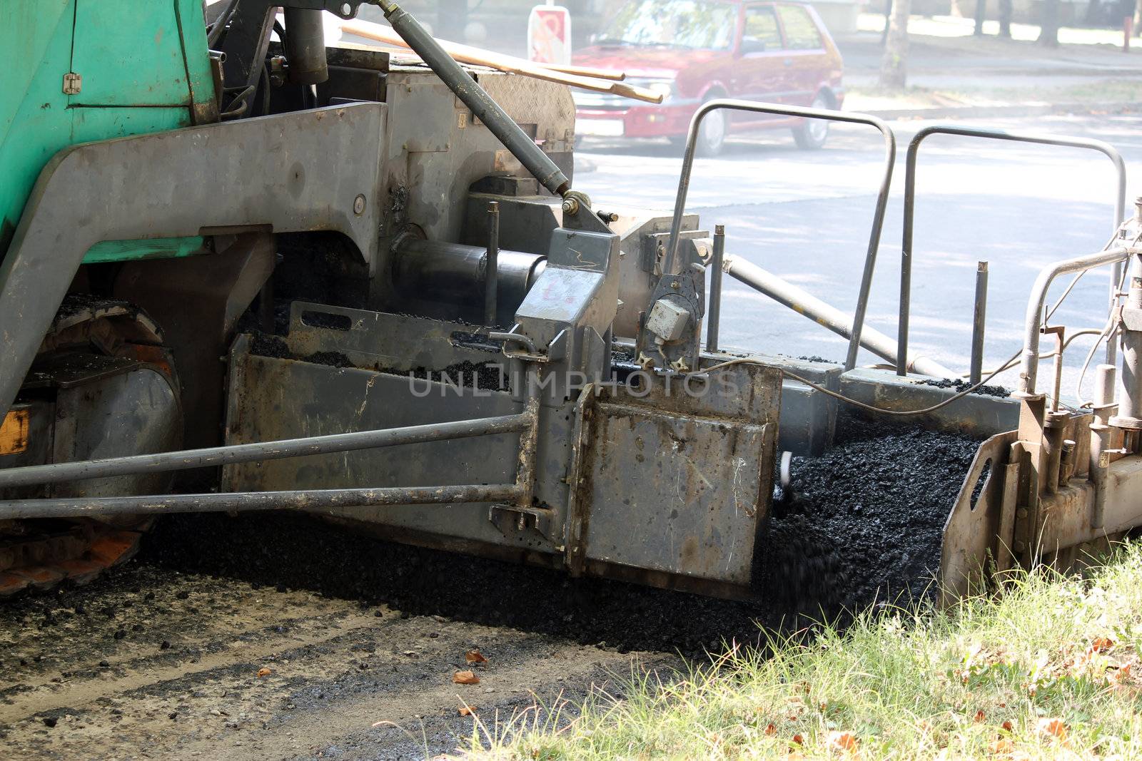 paving the way road construction