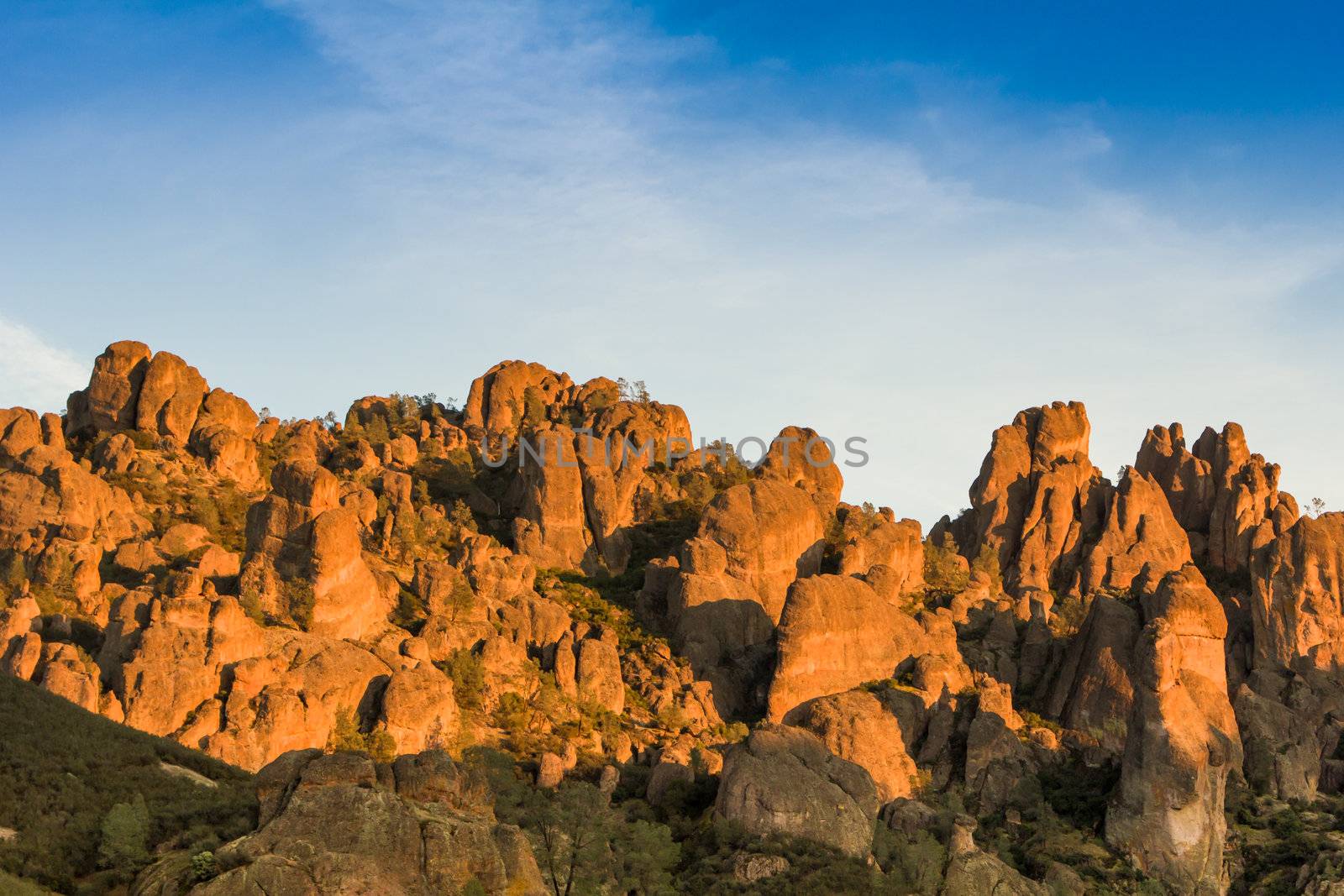 Pinnacles National Monument in California, USA.