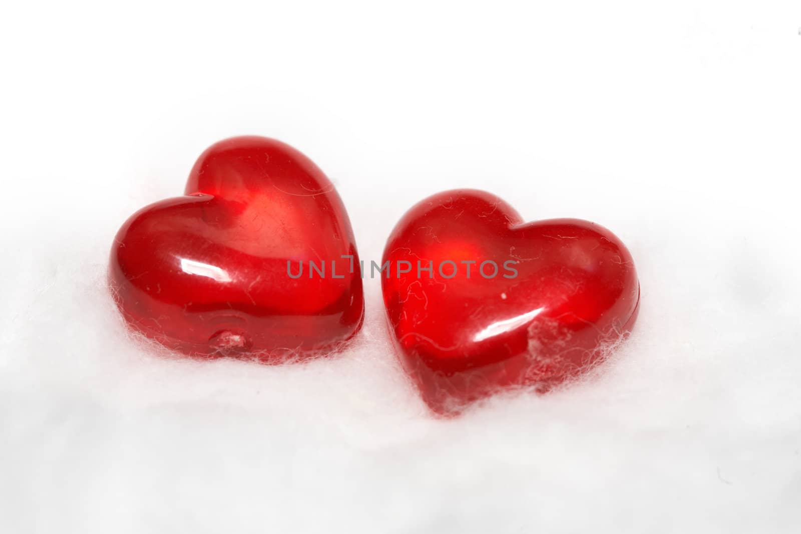 Red heart on a white background. Valentines day