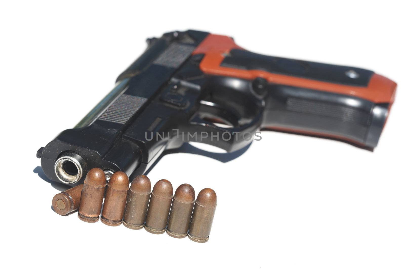 Pistol and ammunition by petrkurgan
