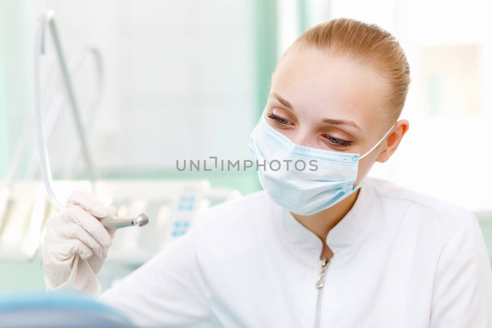 A portrait of a dental worker by sergey_nivens