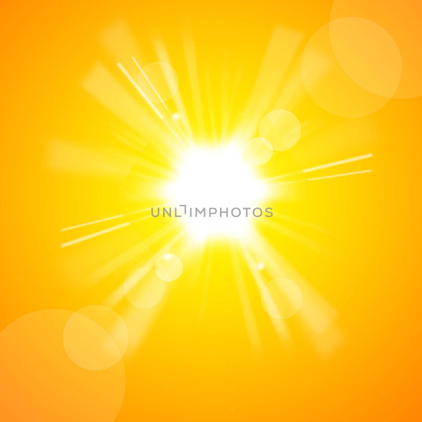 The bright yellow sun by petrkurgan