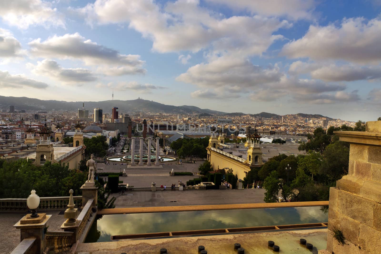 Placa De Espanya, Barcelona. Spain
