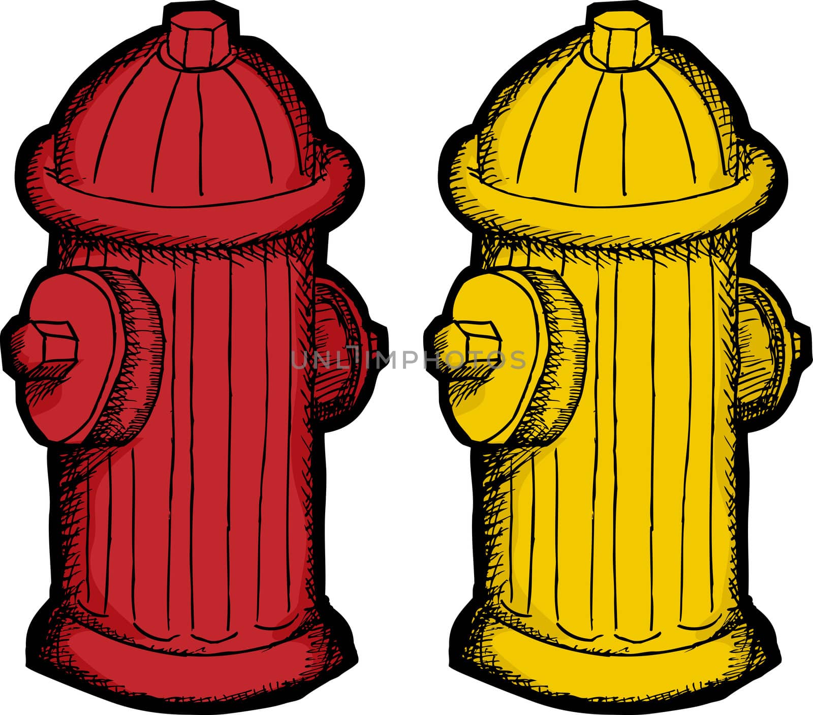Fire Hydrant Cartoon by TheBlackRhino