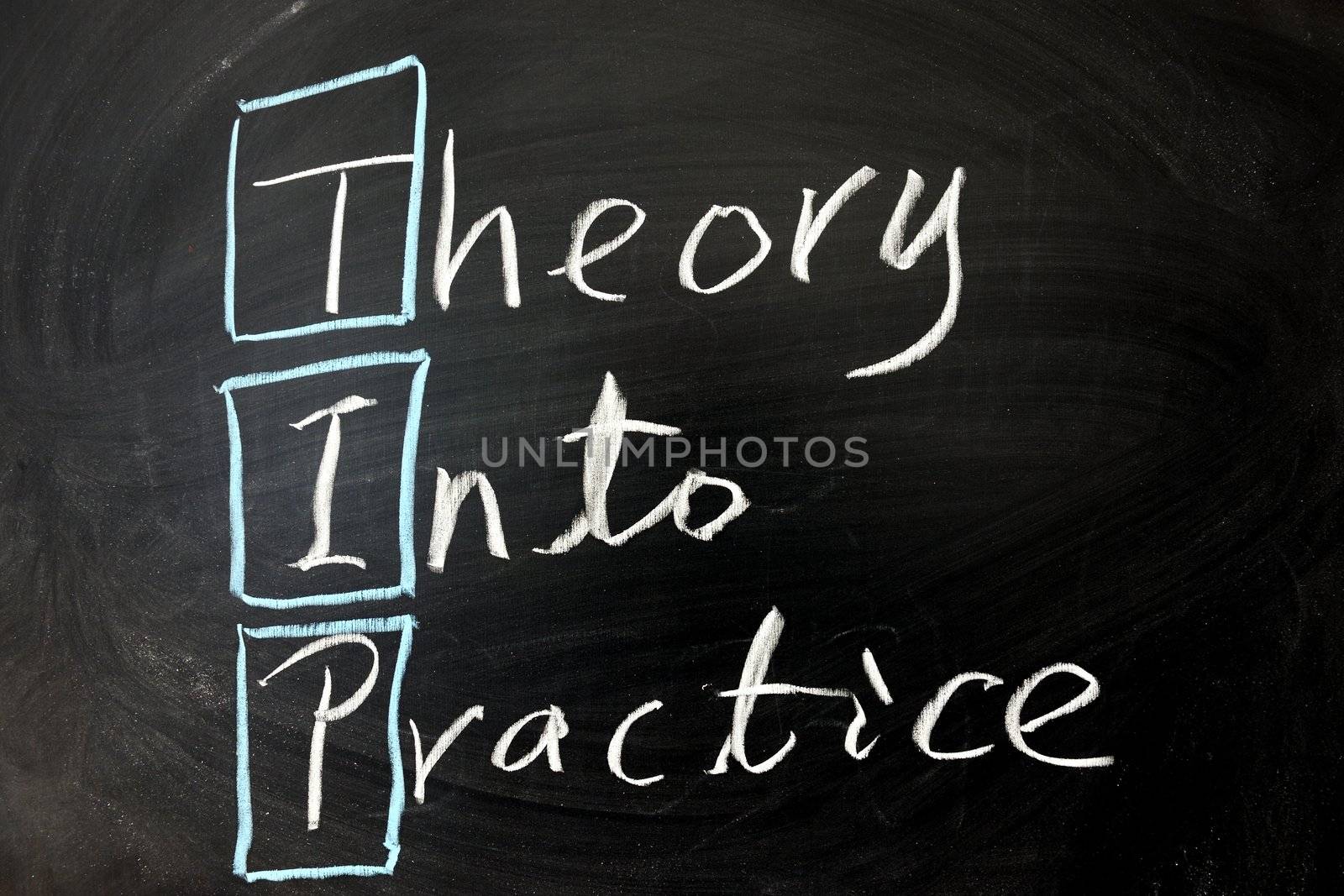 Chalkboard writing -Theory into practice