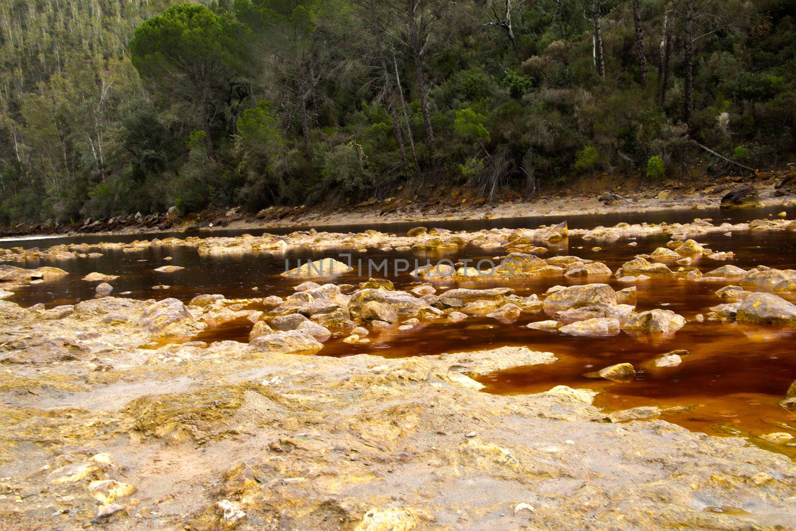 a landscape of riotinto spain