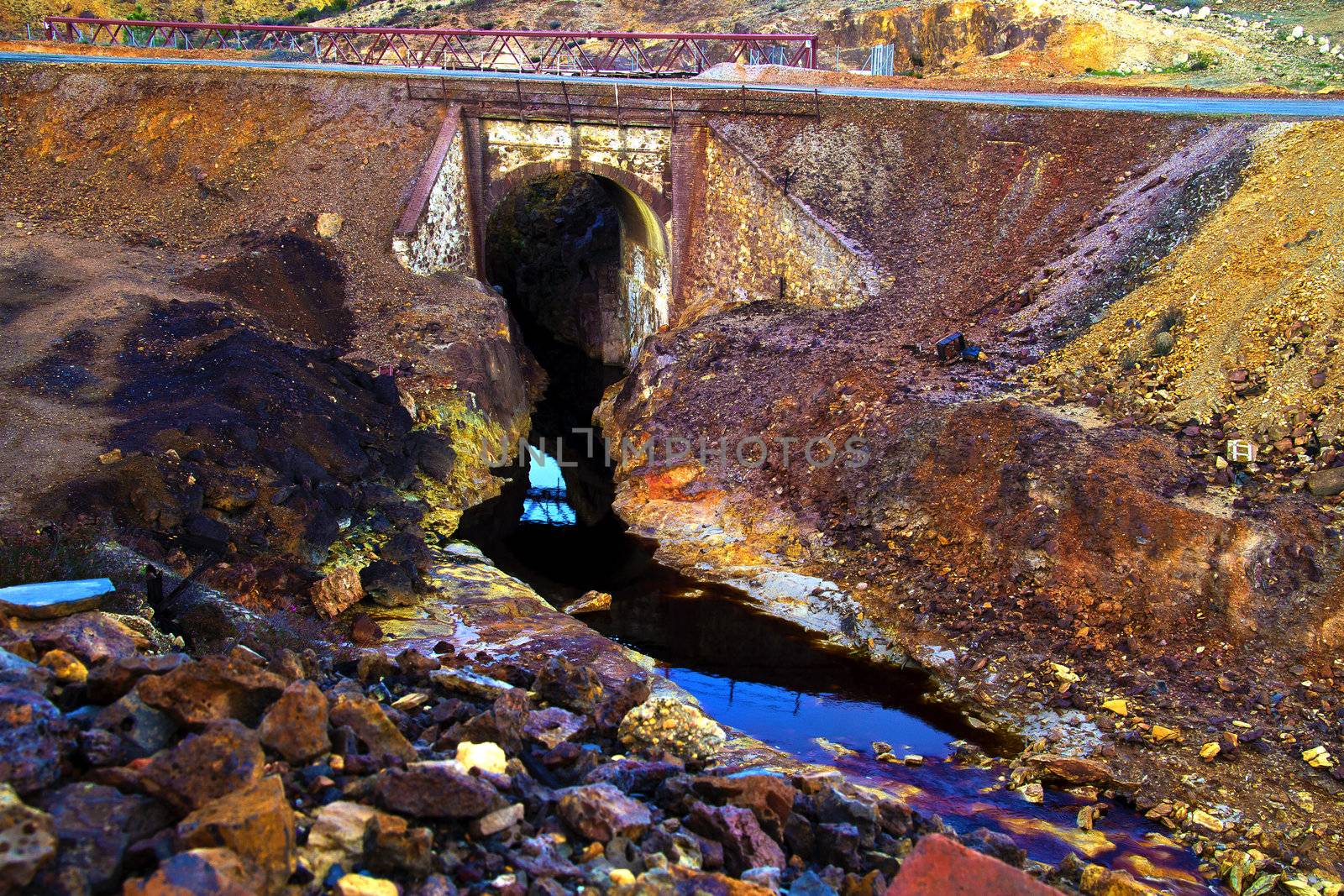 a landscape of riotinto spain