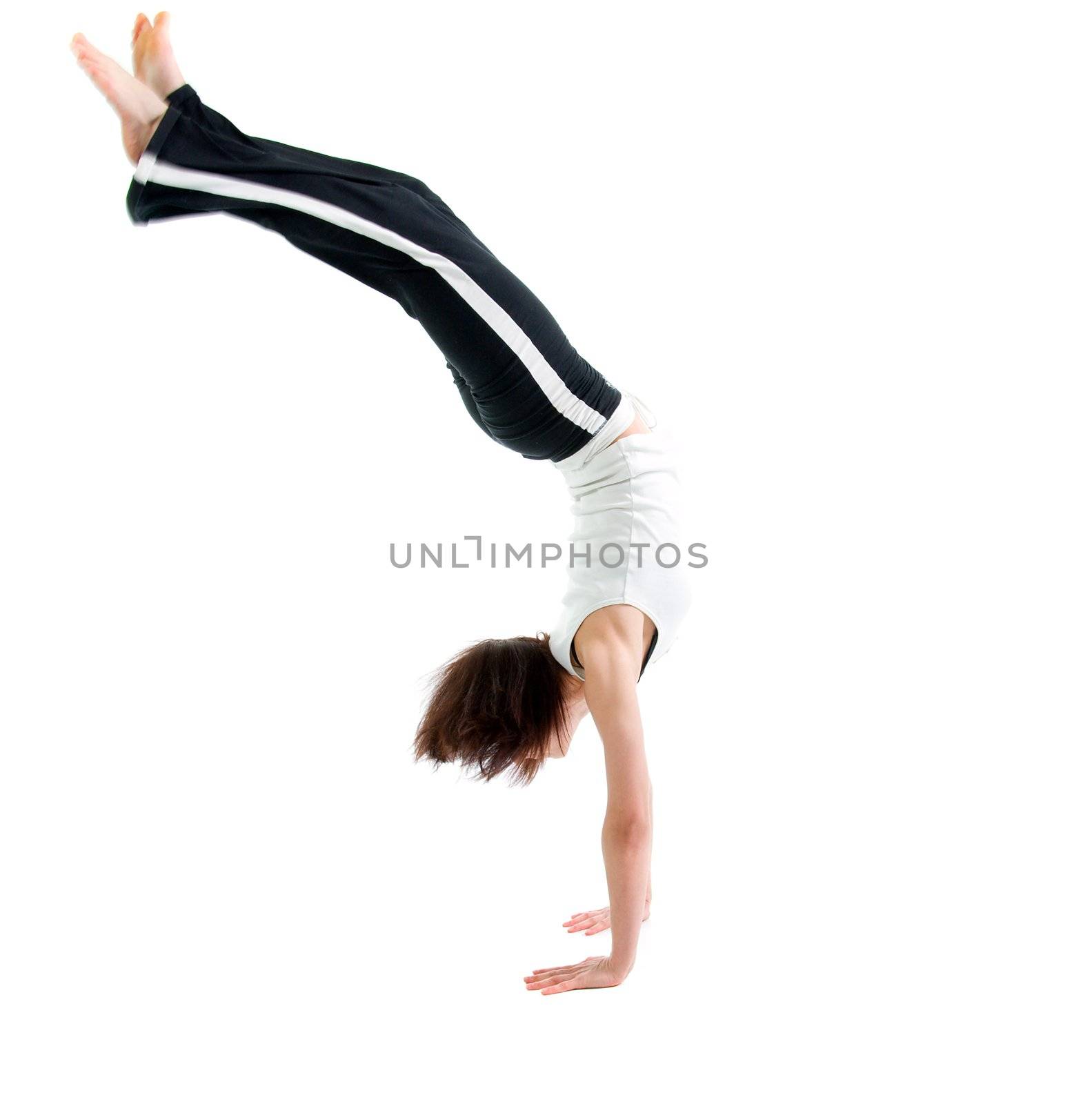 girl  capoeira dancer posing  by Fanfo