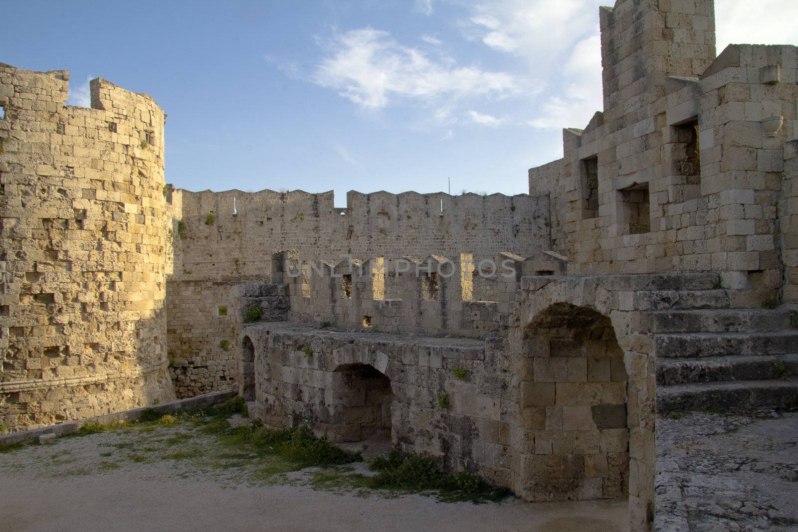 a landscape of  rhodes island 