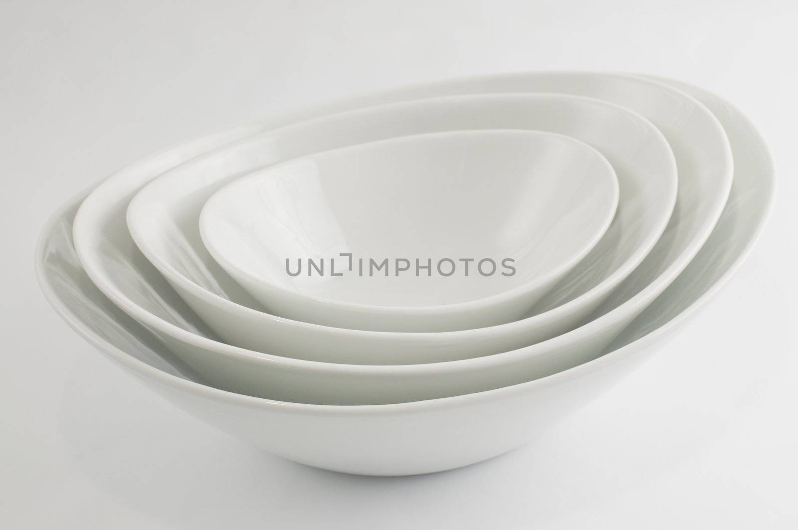 White china bowl