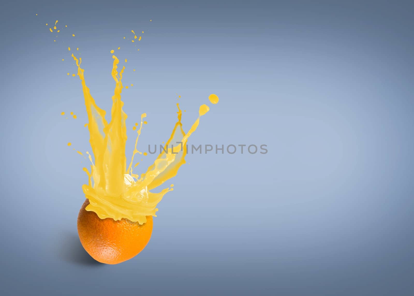 fresh orange juice with a splash by adam121