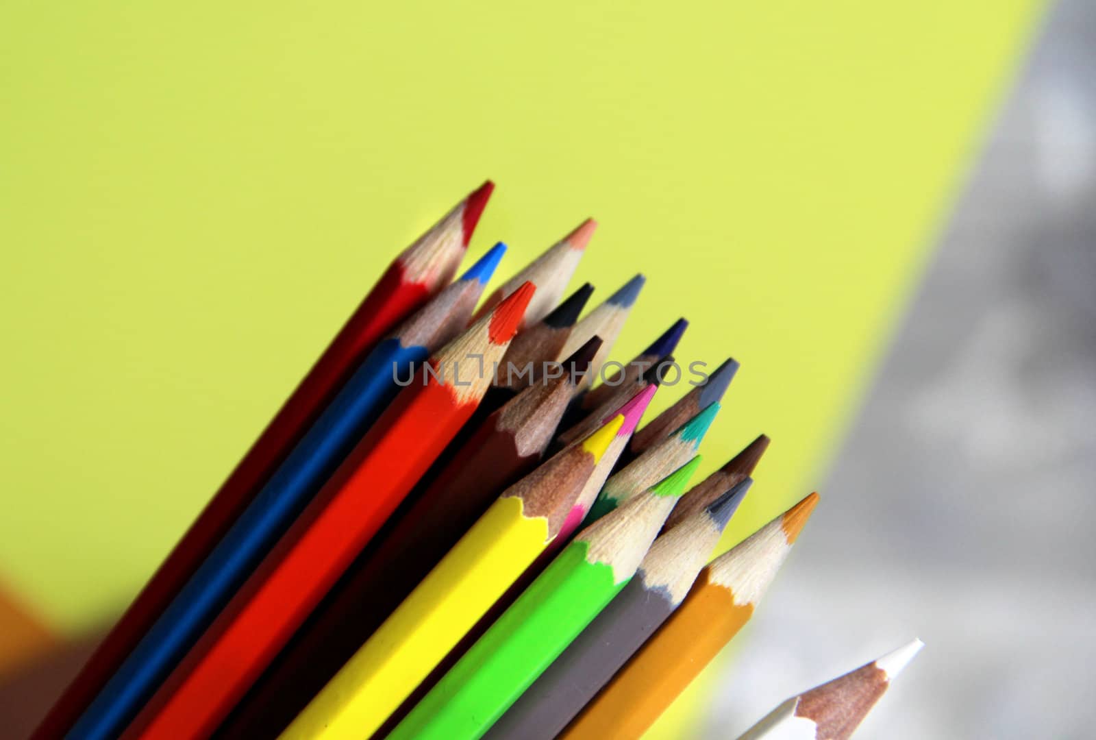 Multicolored pencils by tanouchka