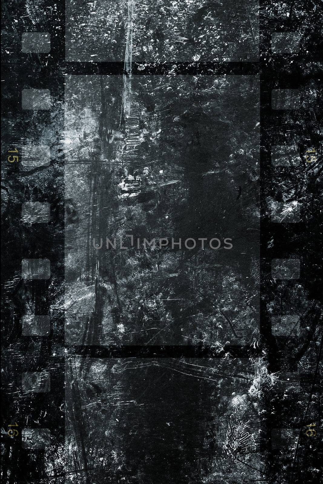 Grunge film background by petrkurgan