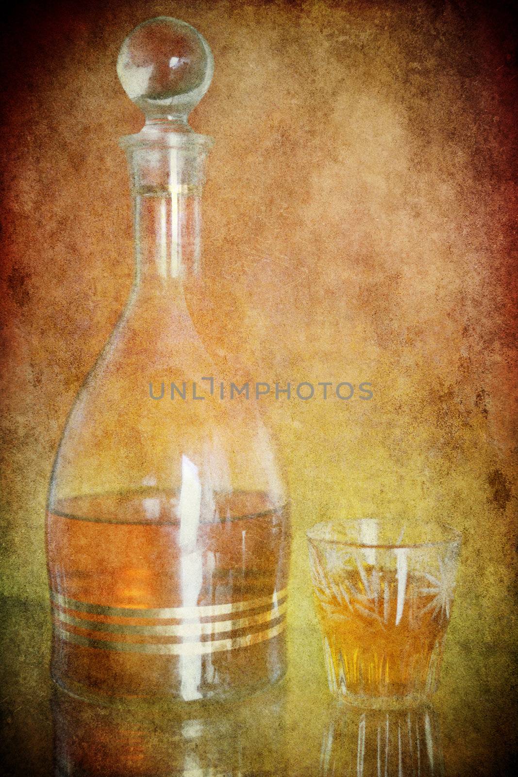Cognac in a bottle by petrkurgan