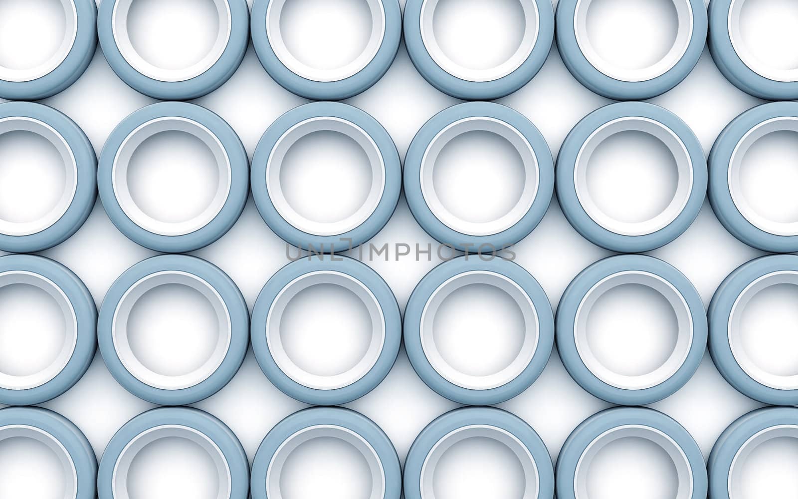 abstract circles as technology background by Serp