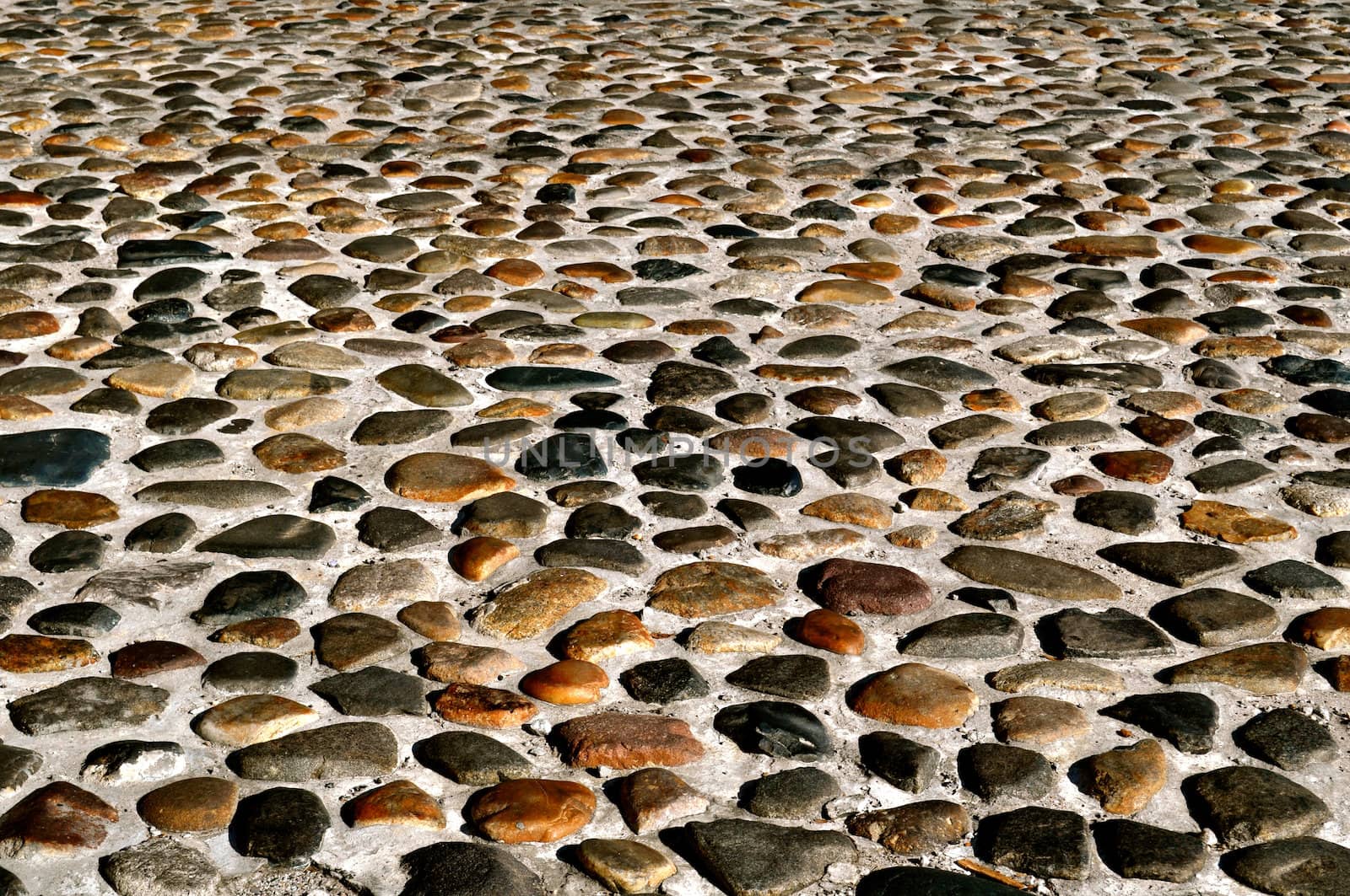 Background - cobblestone road