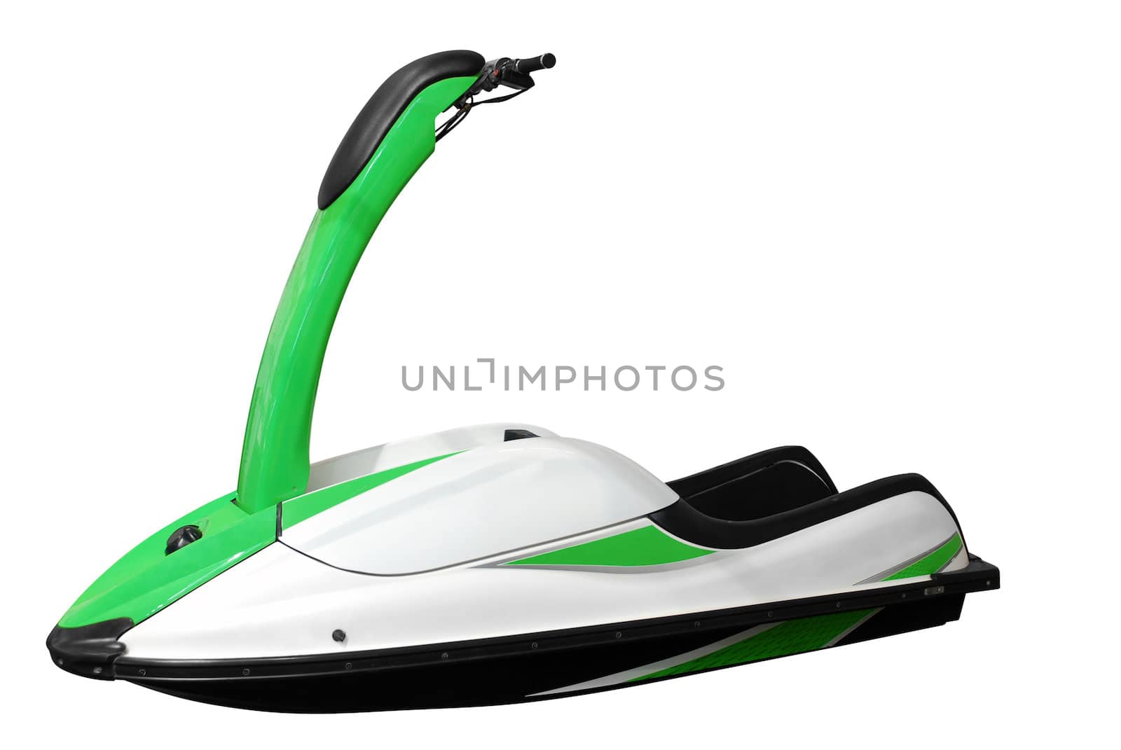 Jet ski isolated on white background