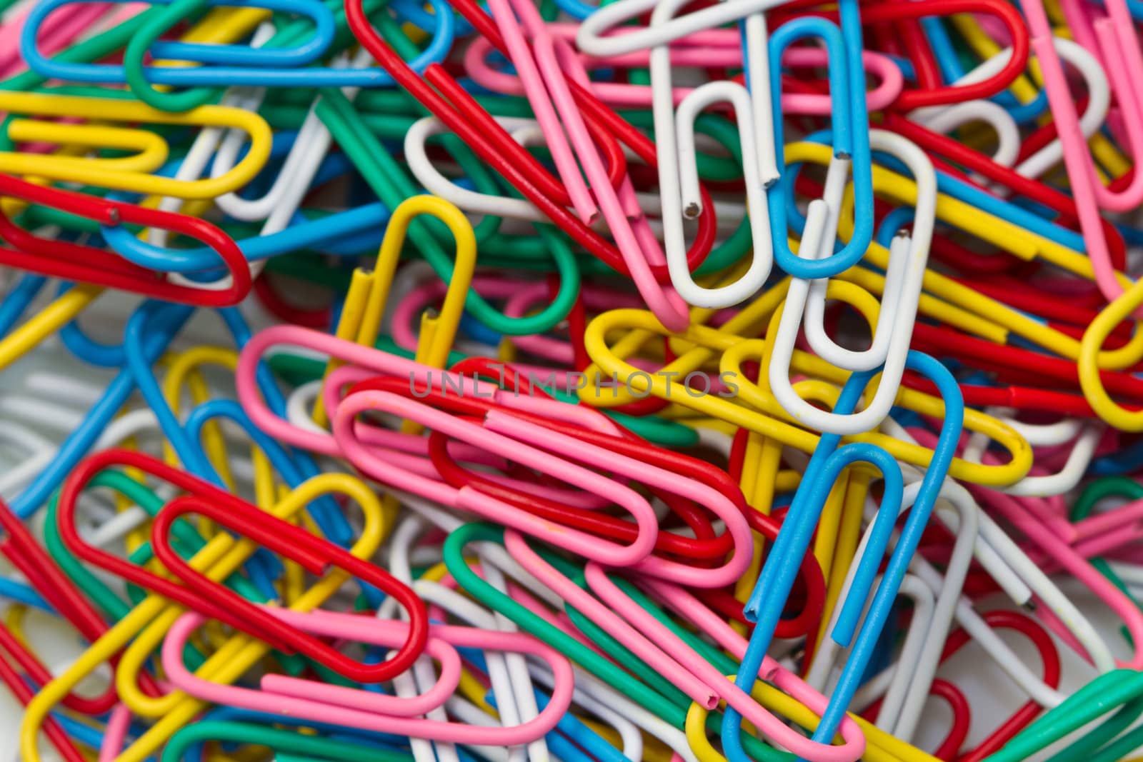 Multicolored paper clips by lsantilli