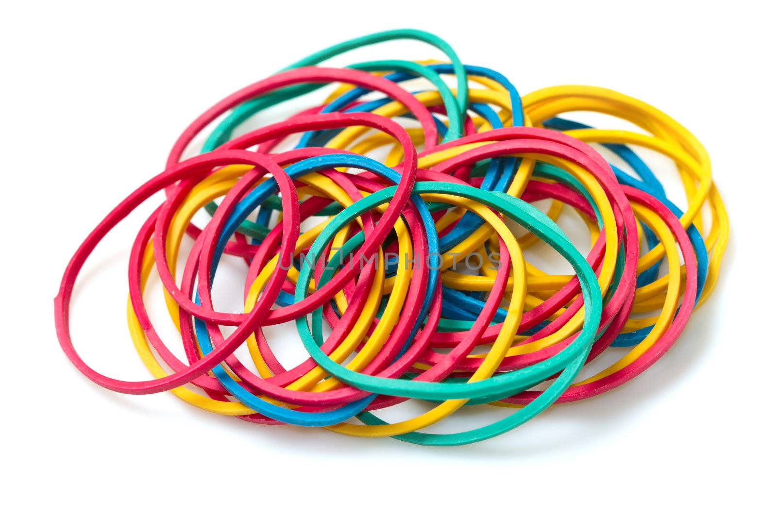 Colored rubber bands