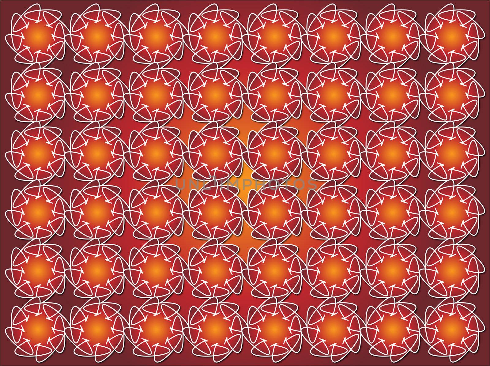 background or texture of fiery red roses in orange color tuning