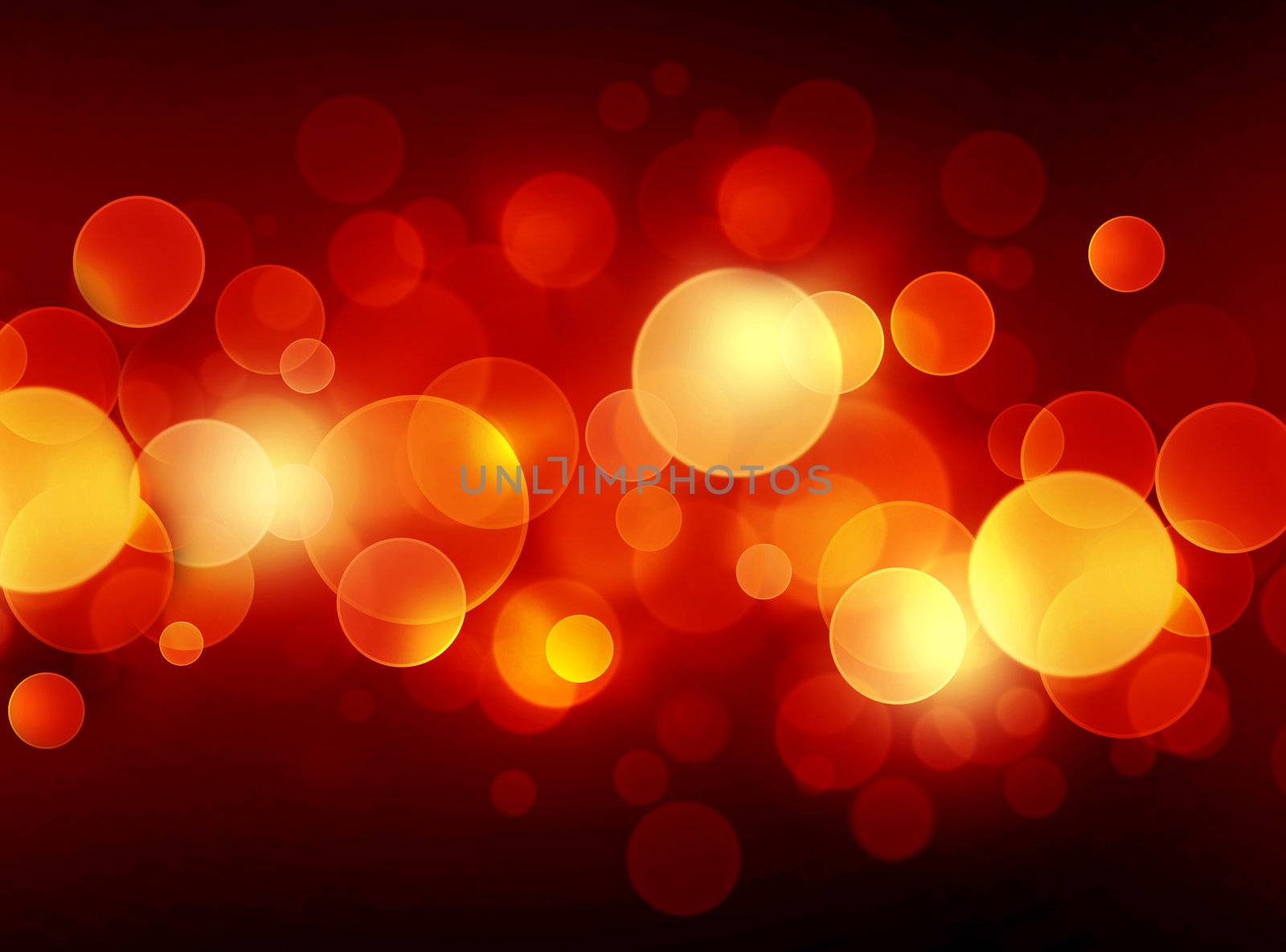 red bokeh light