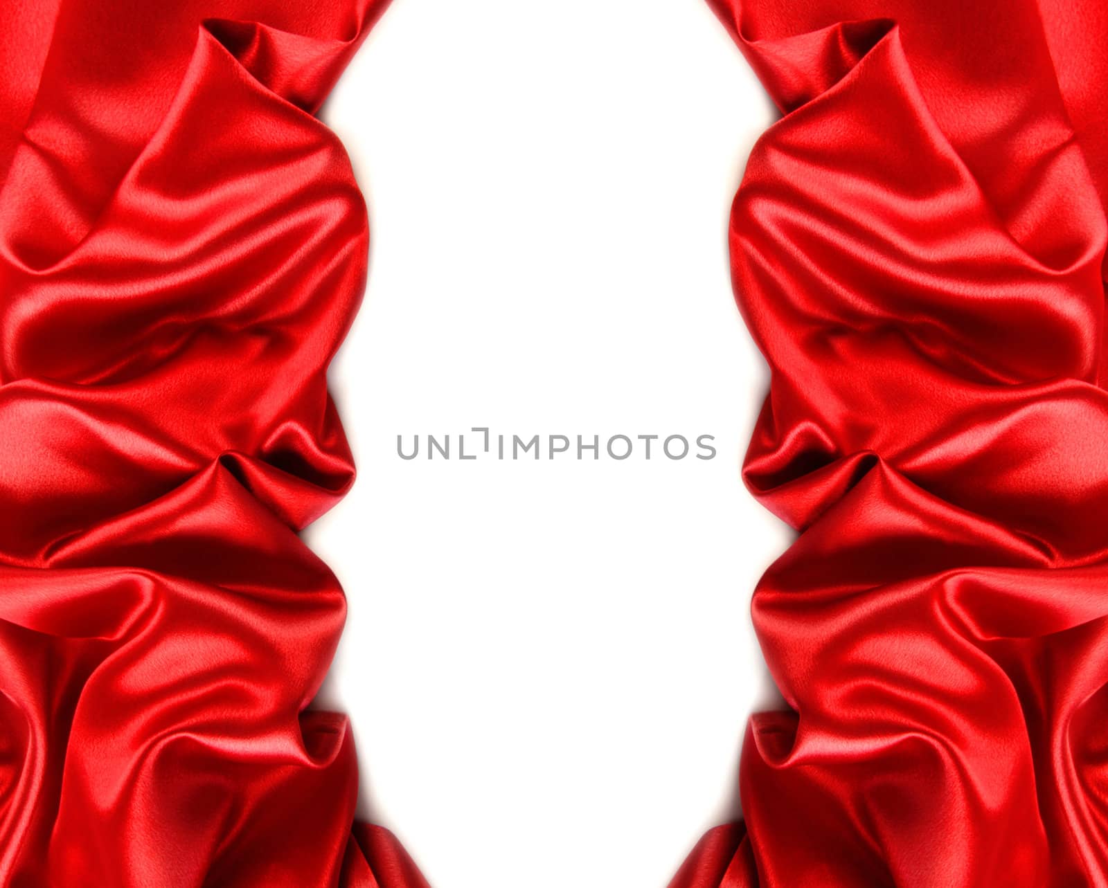 red silk greeting card by mereutaandrei