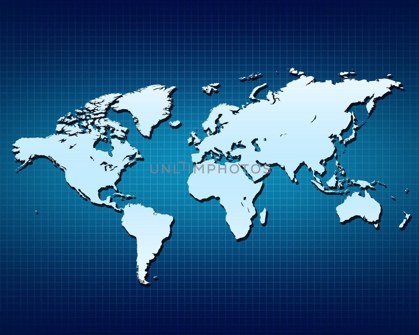 World globe Map by mereutaandrei