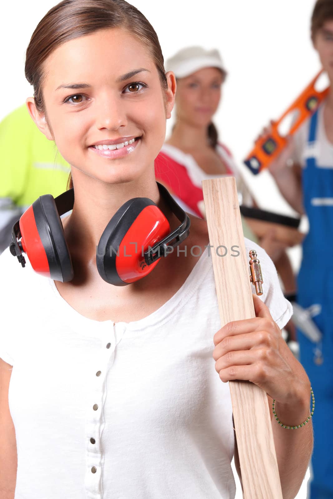 Portrait of a female foreman