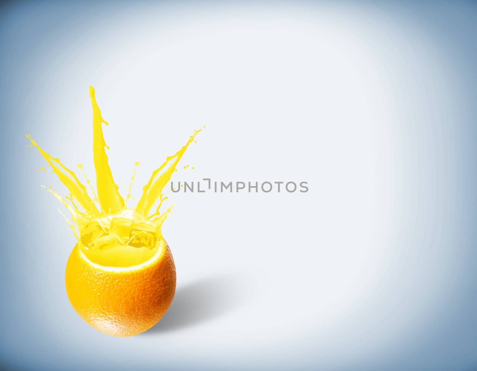 fresh orange juice with a splash by adam121