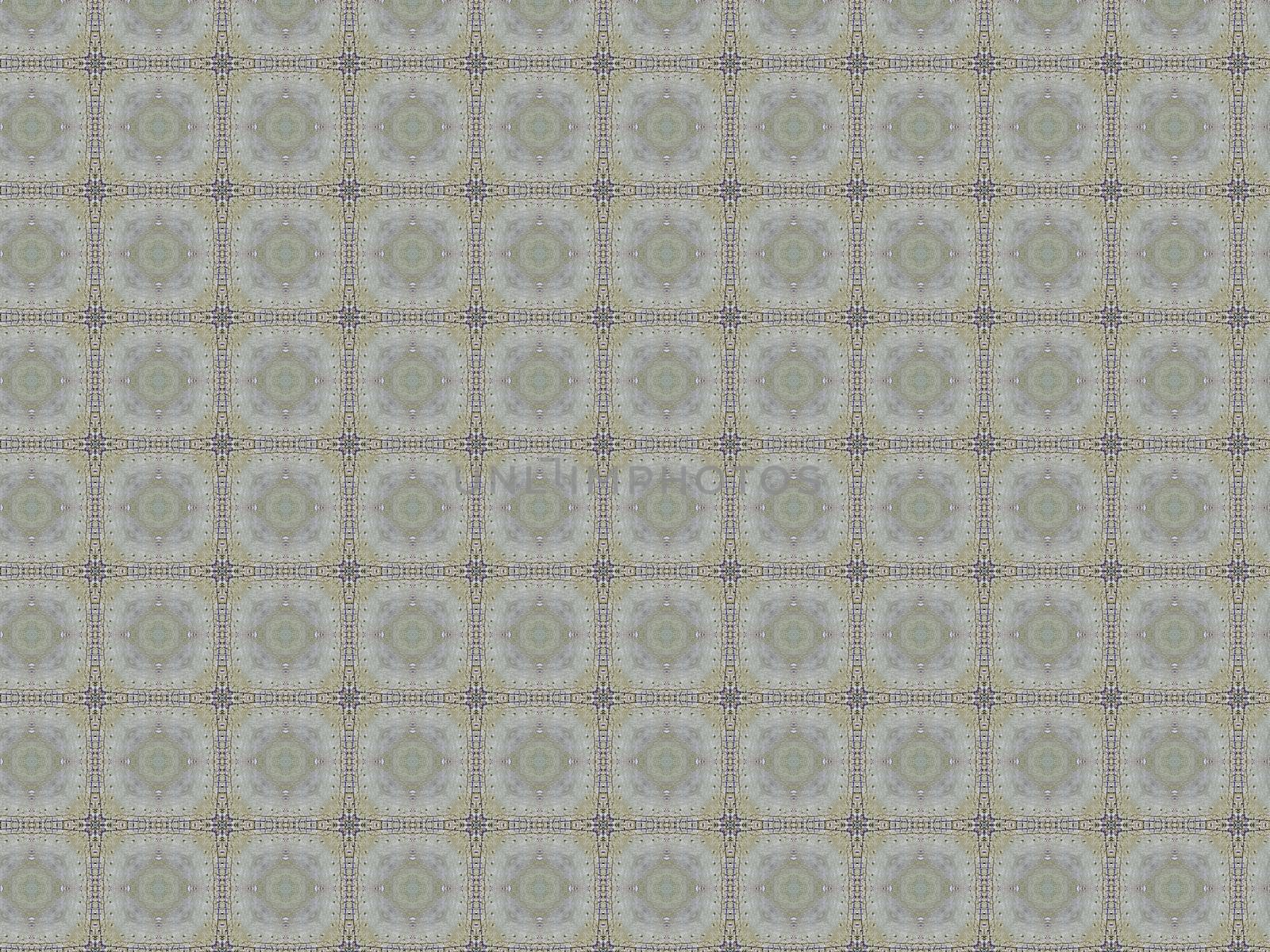 Vintage shabby background with classy patterns. Geometric or floral pattern on paper texture in grunge style.