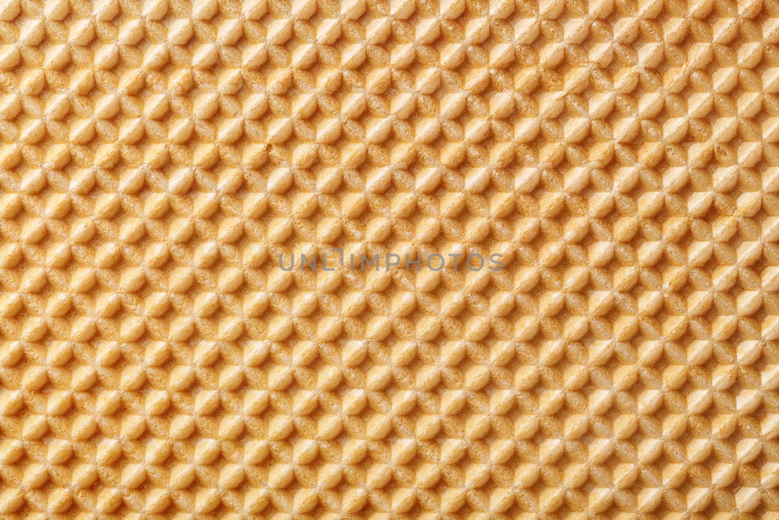 Wafer texture for background. Close up top view