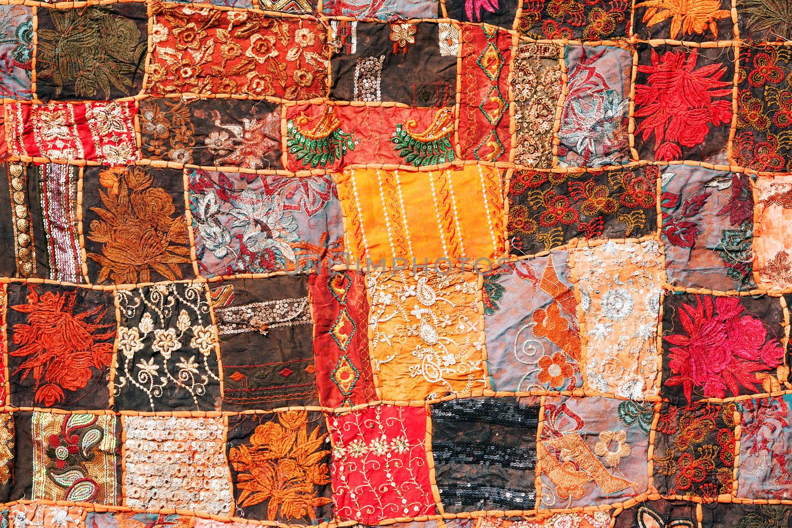 Indian patchwork carpet by vladimir_sklyarov