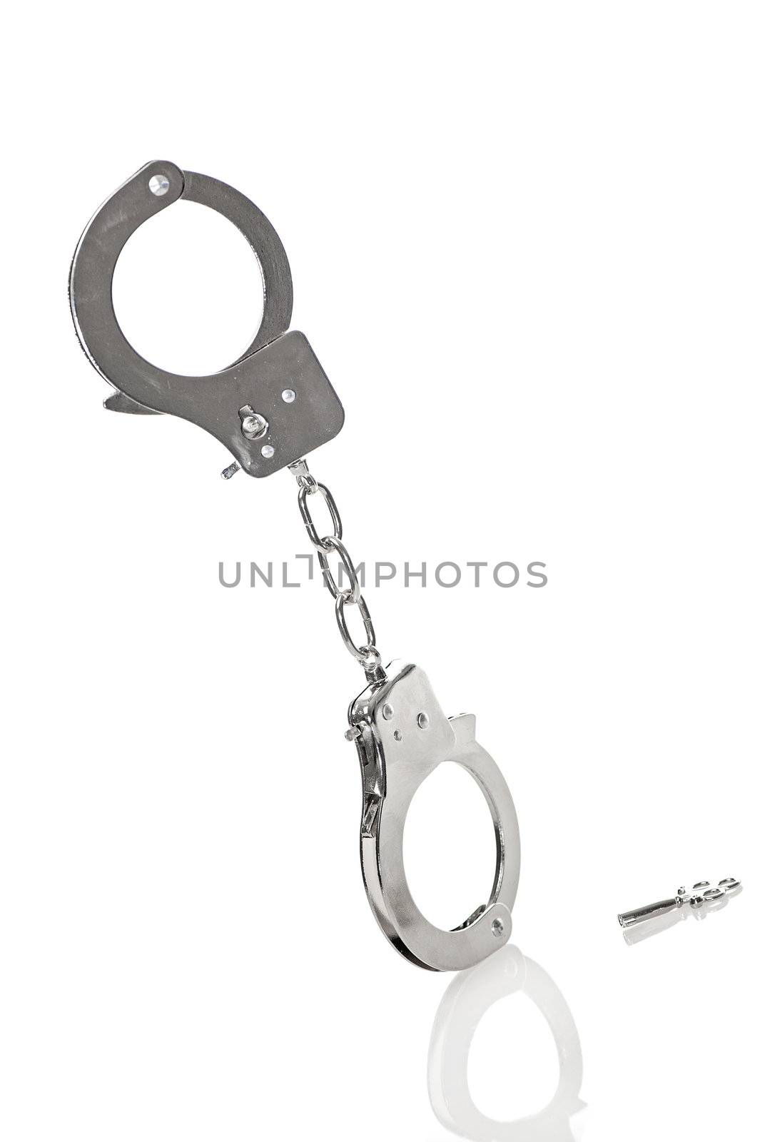 Metal Handcuffs with key by stockbymh