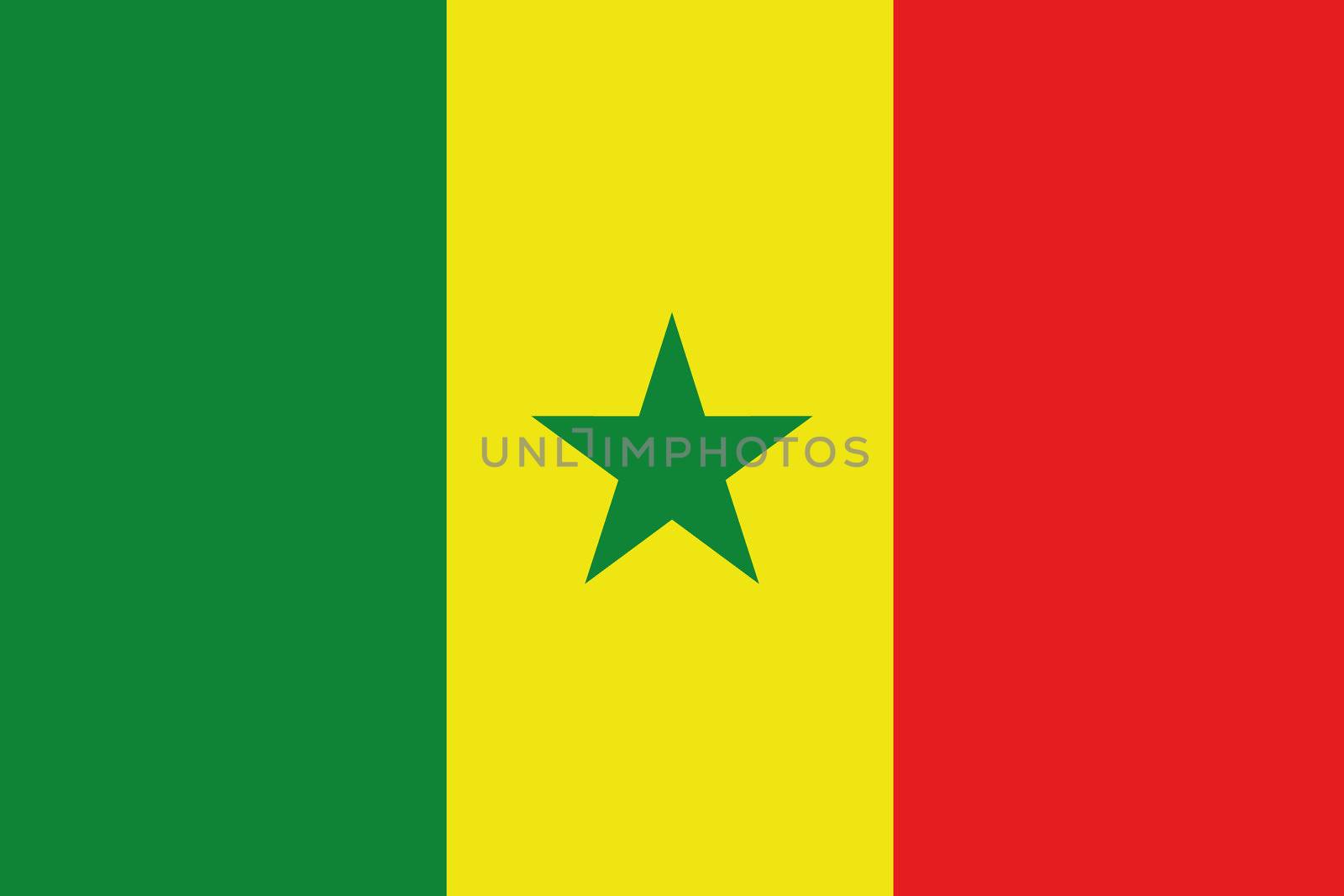 An illustration of the flag of Senegal