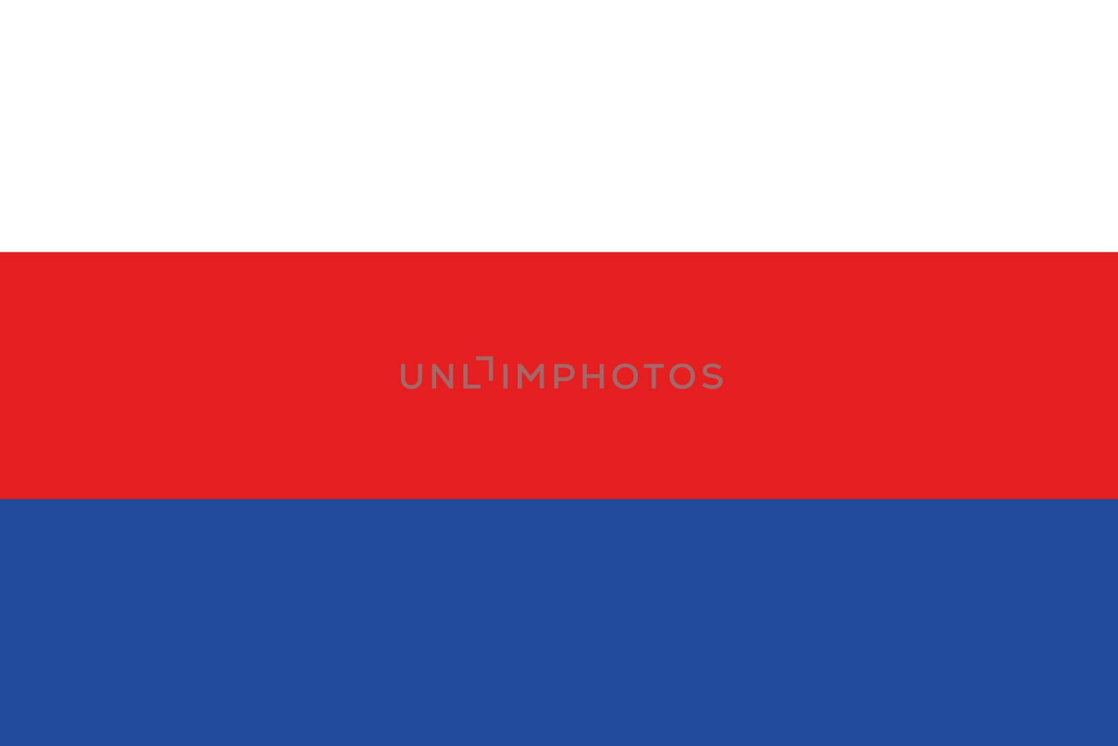 Illustrated Drawing of the flag of Serbia by DragonEyeMedia
