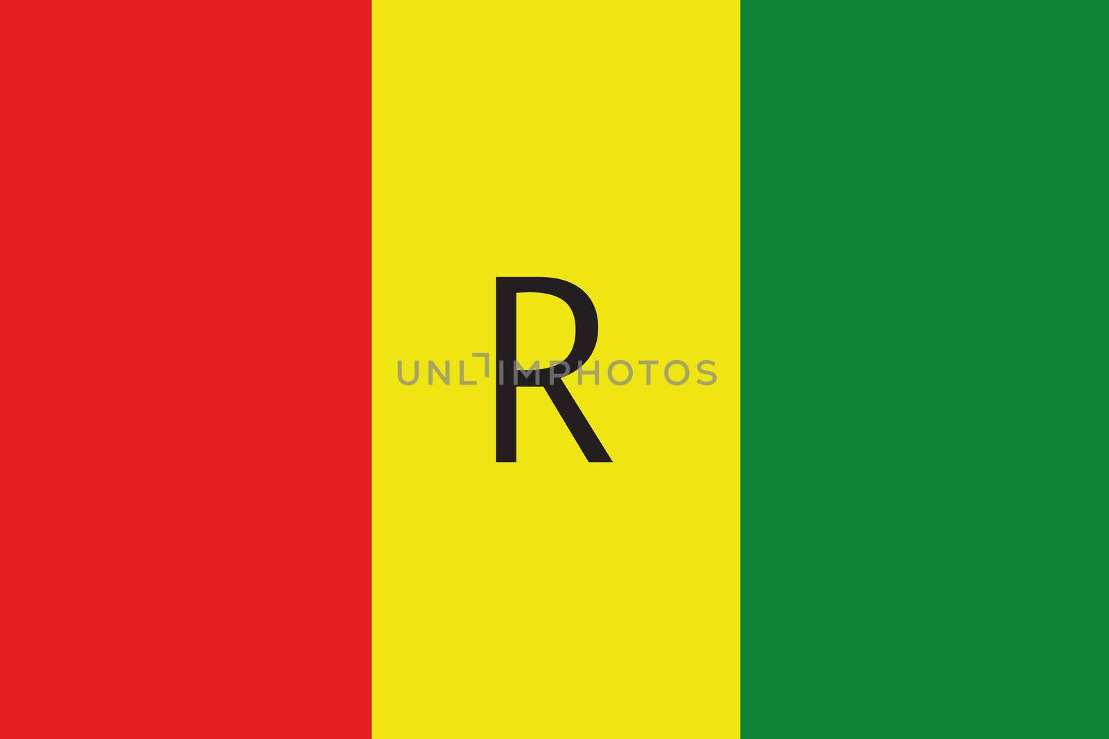 Illustrated Drawing of the flag of Rawanda by DragonEyeMedia