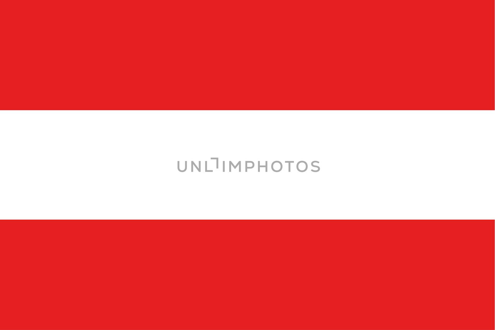 Illustrated Drawing of the flag of Austria by DragonEyeMedia