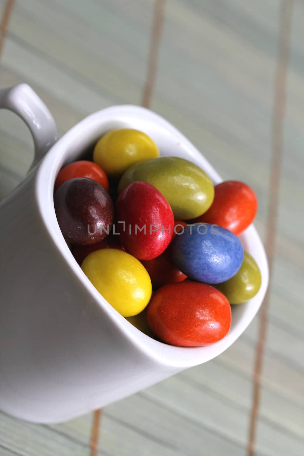 colorful chocolate drops