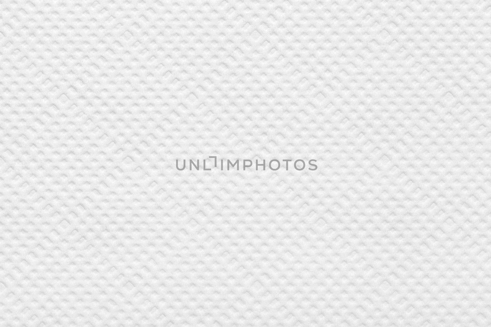 White toiled paper texture for background. Macro shot 