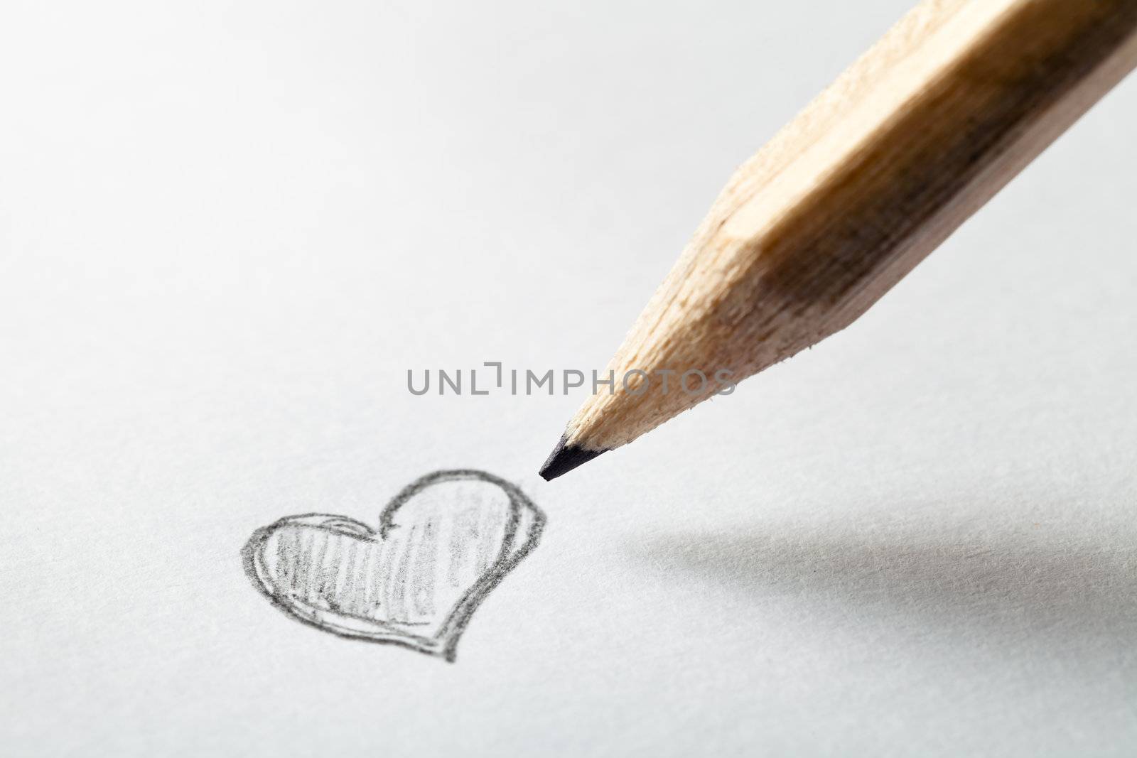 Heart and Pencil by bozena_fulawka