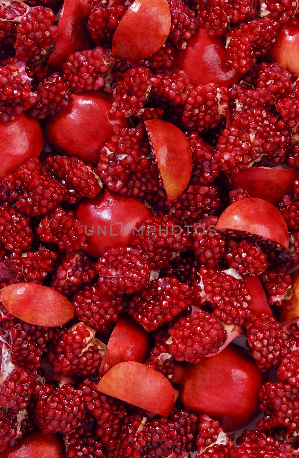 Group of pomegranate for background