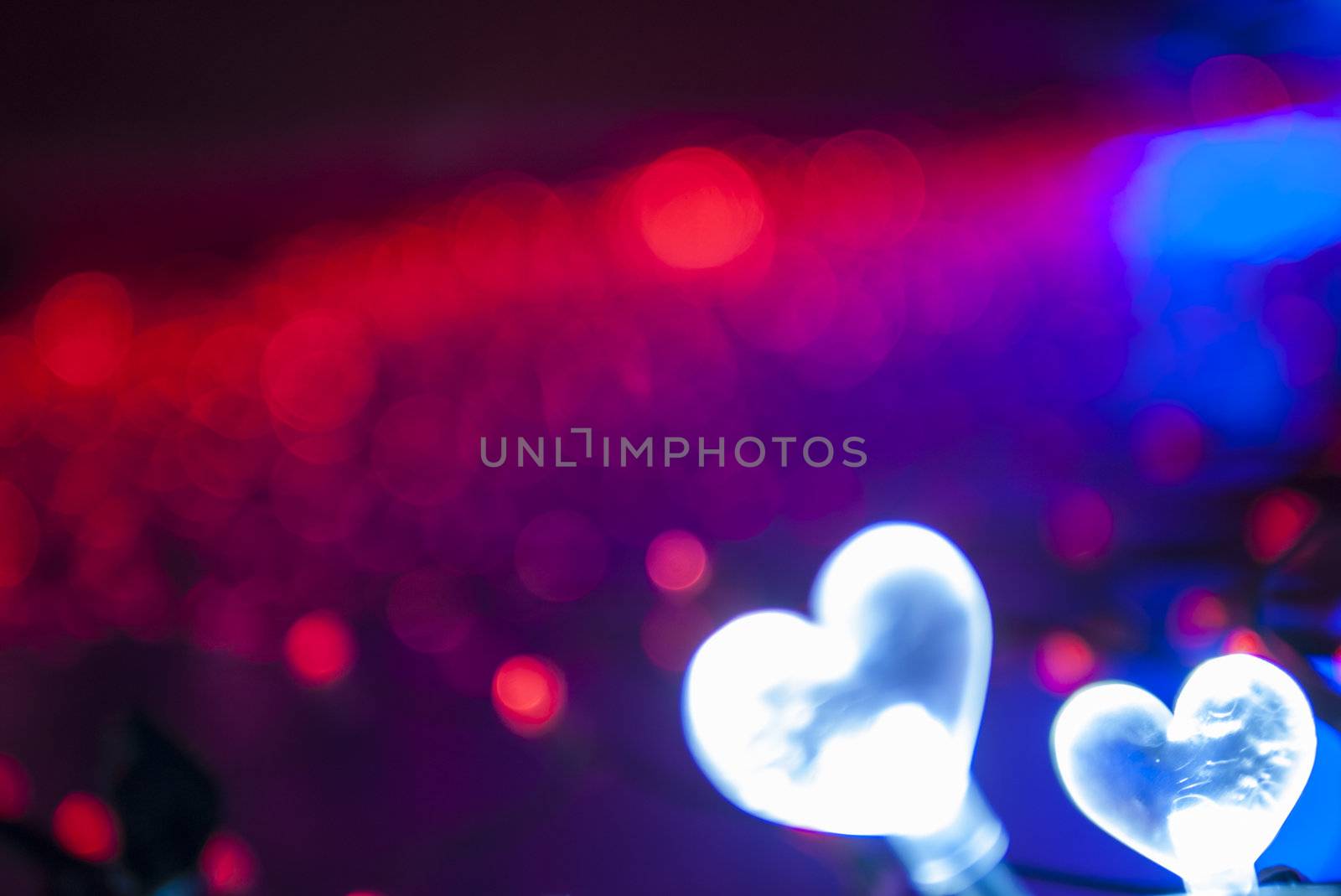 A heart shaped night light for Valentines Day