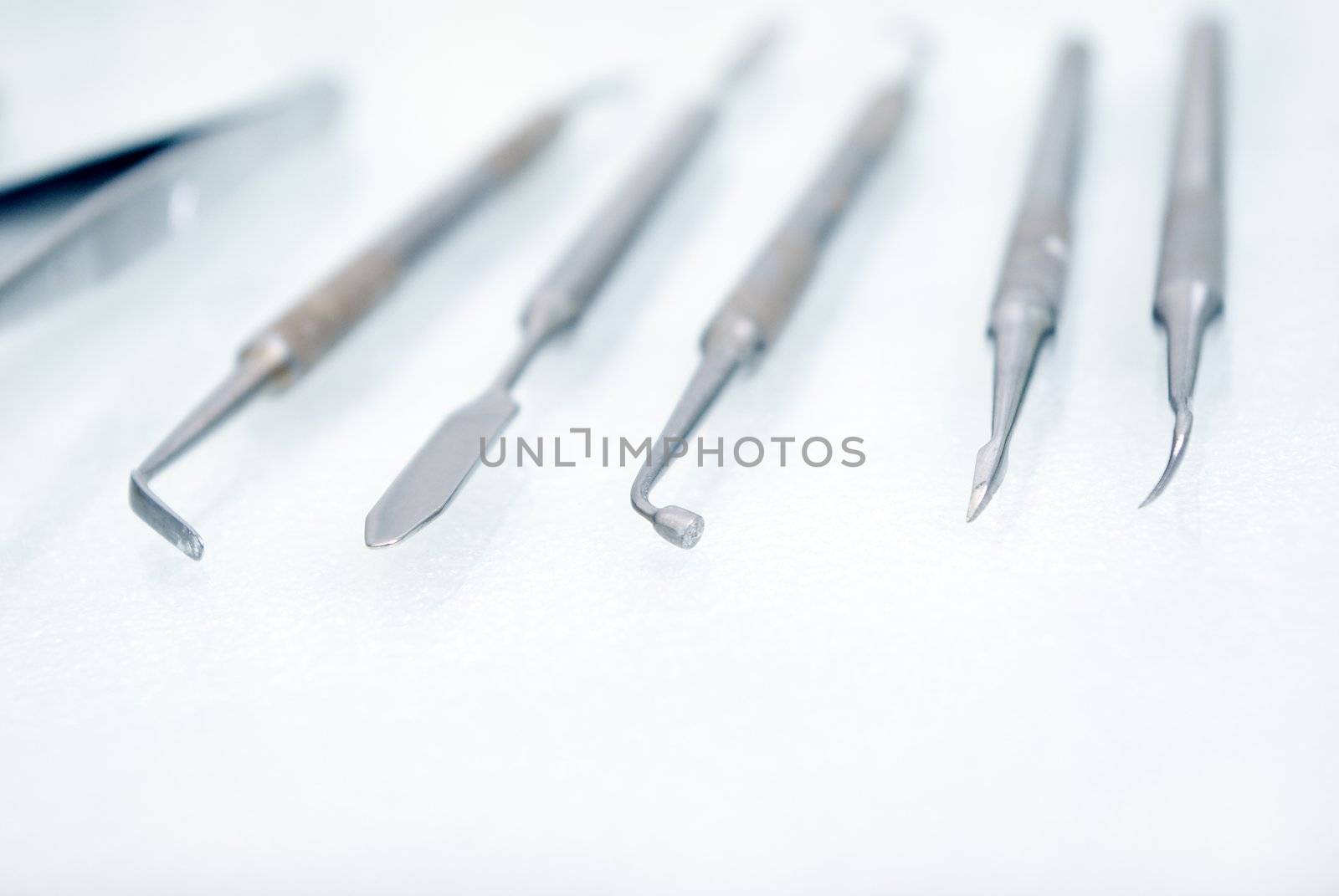 dental instrument.cabinet to stomatologies shallow DOF