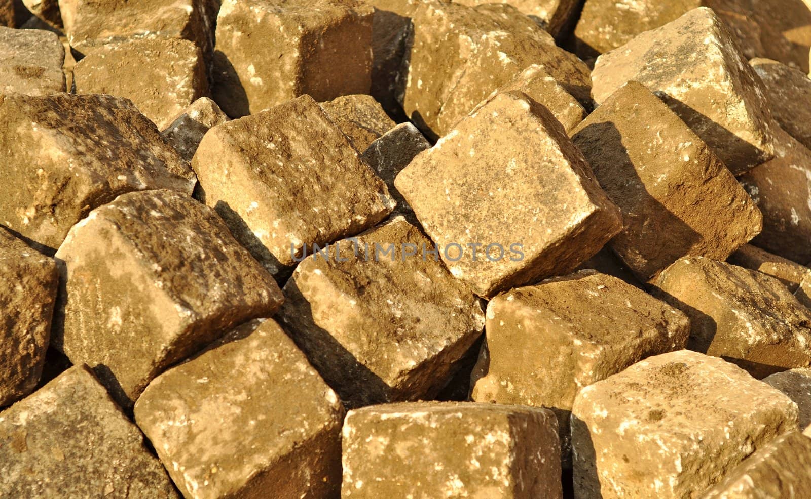 Pile of bricks by anderm