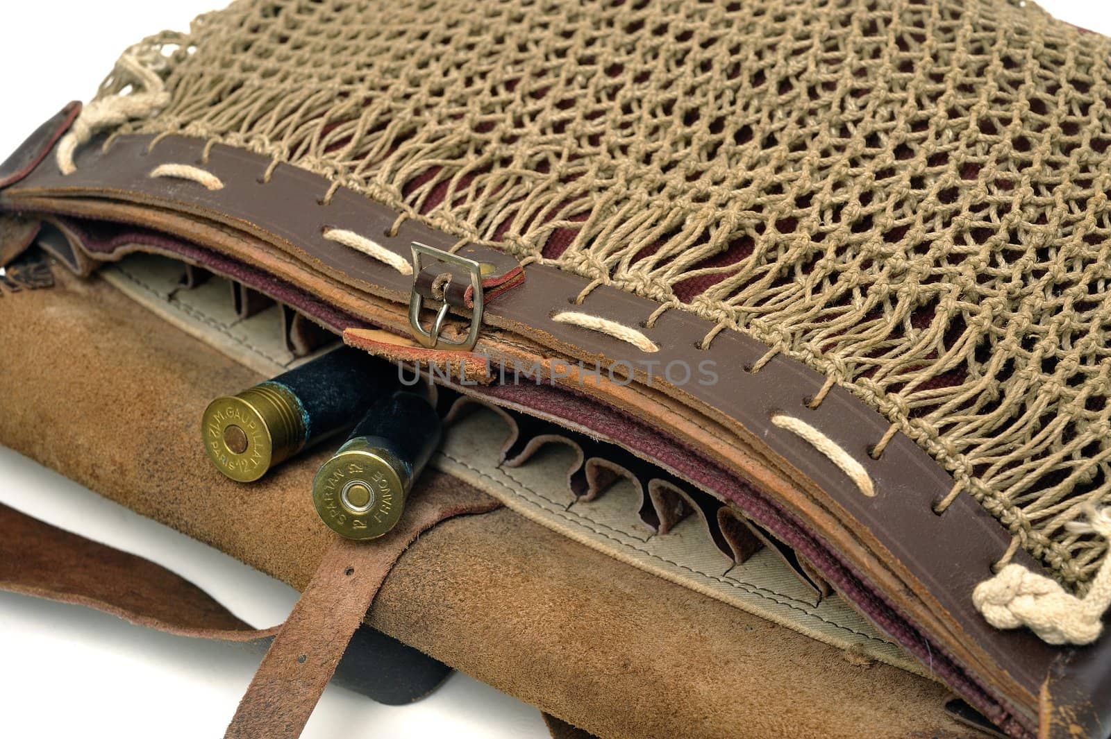 shotgun and its cartridges. Still life representing hunting.