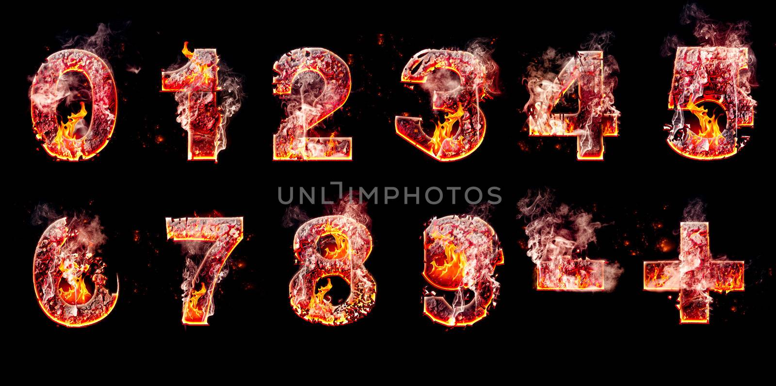 Set of hell burning numbers by kirs-ua