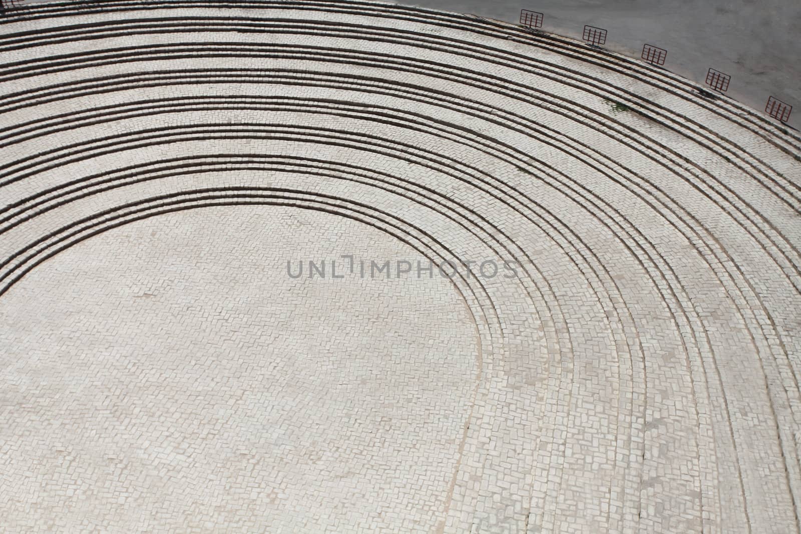 Coliseum, the ancient theater top view