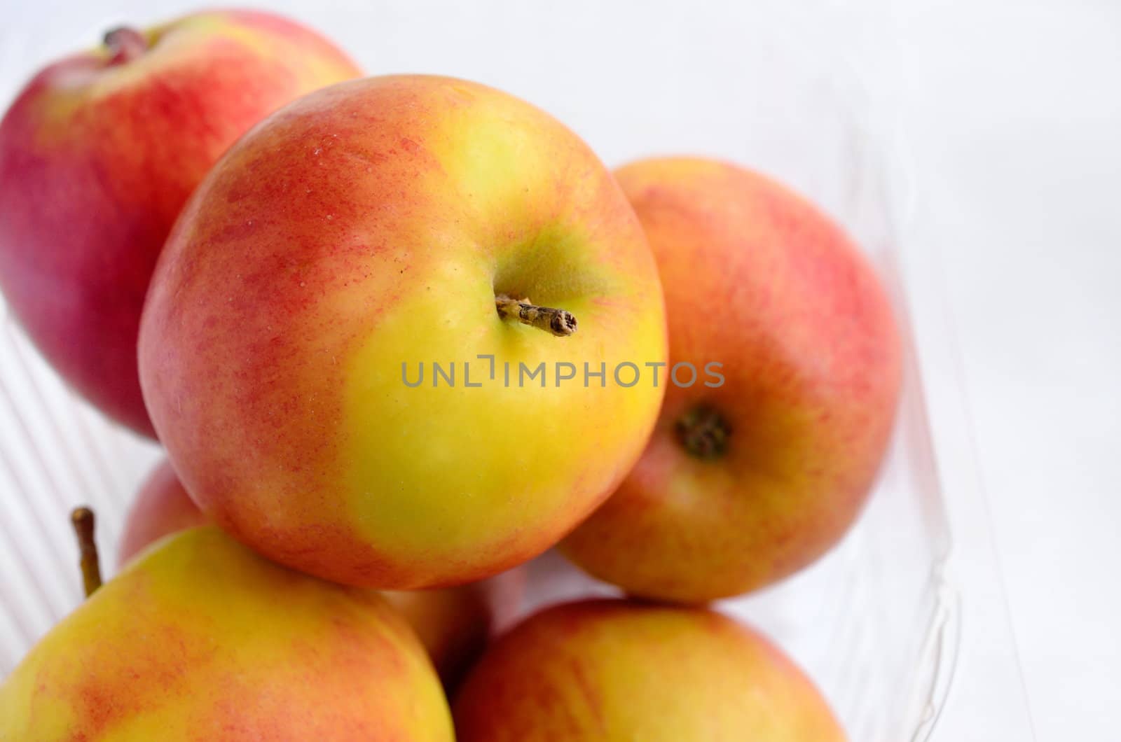 apples isolated on white